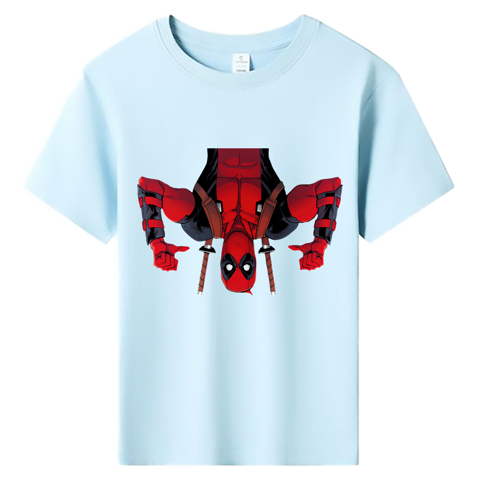 （画像用） Deadpool デッドプール 綿100％キッズTシャツ（フロントプリント）